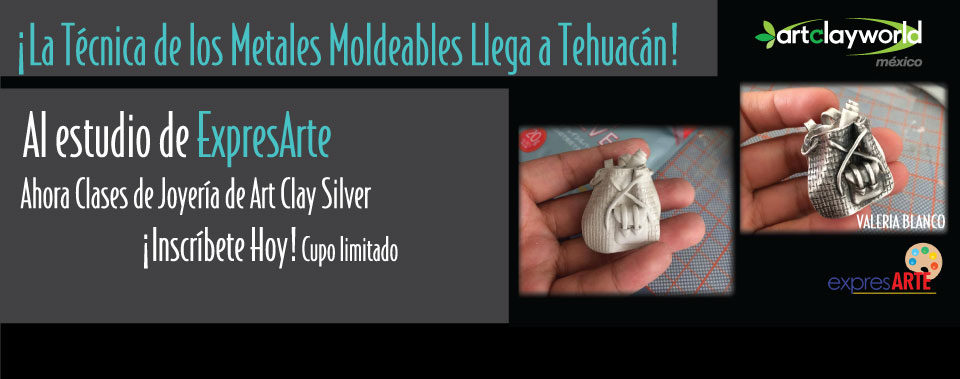 Aprende la técnica de Art Clay Silver en ExpresArte